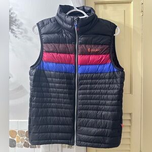 Cotopaxi Down Vest with Stripes
